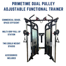 Load image into Gallery viewer, Primetime Dual Adjustable Pulley Functional Trainer DP-SP100