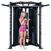 Load image into Gallery viewer, Cable bicep curl with straight bar attachment on the Hoist H8 Functional Trainer