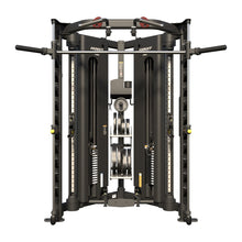 Load image into Gallery viewer, Hoist H8 Functional Trainer with dual weight stacks and integrated Smith bar, front view