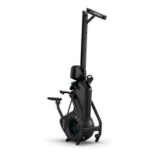 Load image into Gallery viewer, TRUE Rō rowing machine tilted up for upright storage