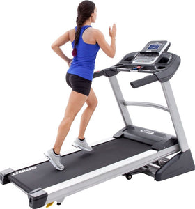Spirit Fitness XT385 Treadmill runner inclined