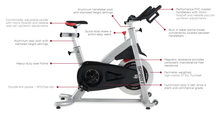 Load image into Gallery viewer, Spirit Fitness CIC800 Commercial Indoor Bike description