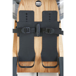 WaterRower Natural Rowing Machine in Ash Wood Foot Straps - Shop Fitness Gallery