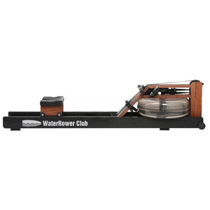 WaterRower Club Rowing Machine with S4 Monitor side