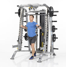 Load image into Gallery viewer, TuffStuff Fitness Evolution Smith Machine / Half Cage Ensemble (CSM-725WS) - Chest Press