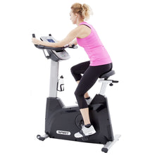 Load image into Gallery viewer, Spirit Fitness XBU55 Upright Bike rider