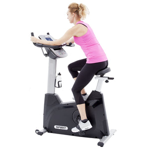 Spirit Fitness XBU55 Upright Bike rider